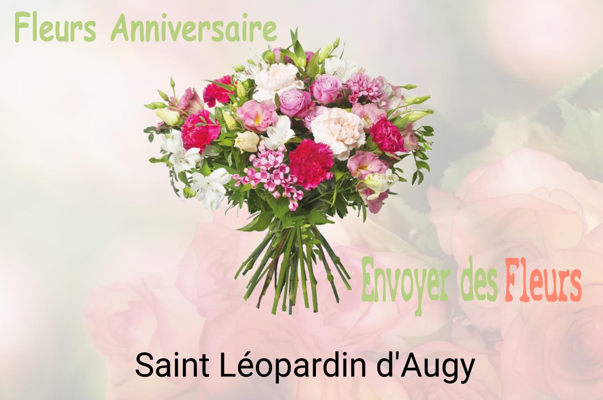 Bouquet de fleurs d’anniversaire livré à Saint-Léopardin-d'Augy