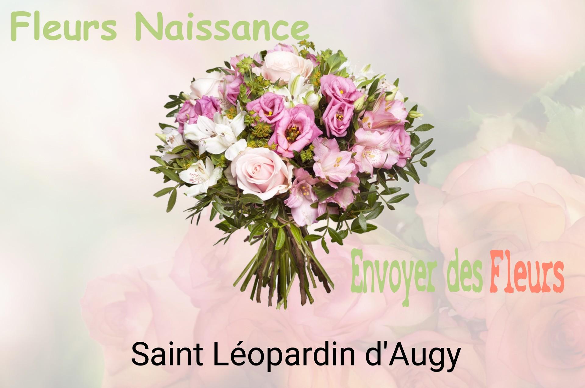 Bouquet de fleurs de naissance livré à Saint-Léopardin-d'Augy